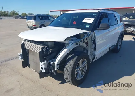 2021 Ford Explorer Xlt z USA, uszkodzony, nr VIN 1FMSK7DH4MGA81749